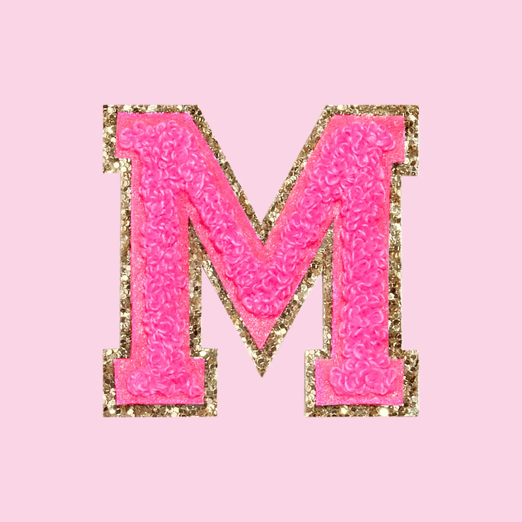 Chenille Letter M Patch