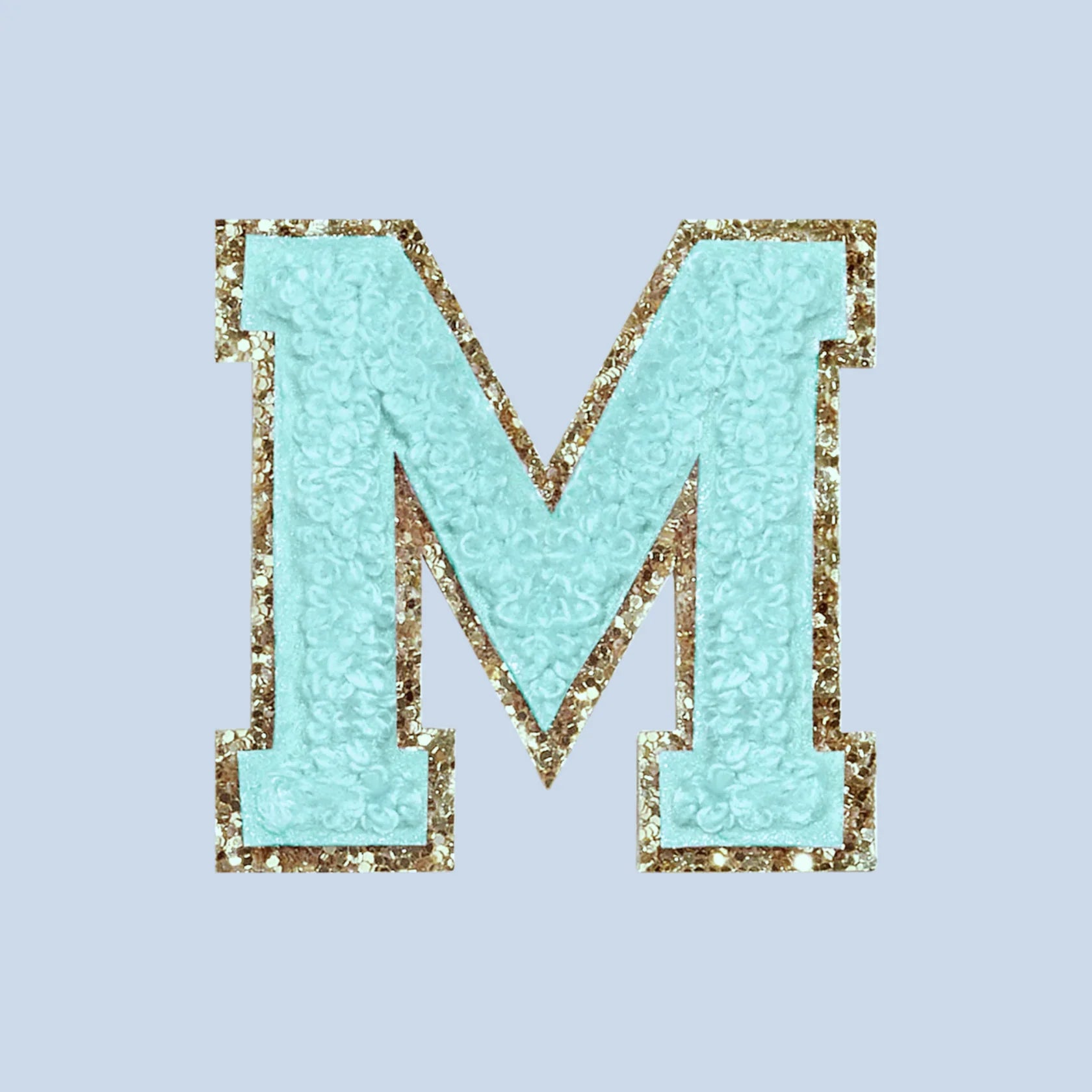 Chenille Letter M Patch