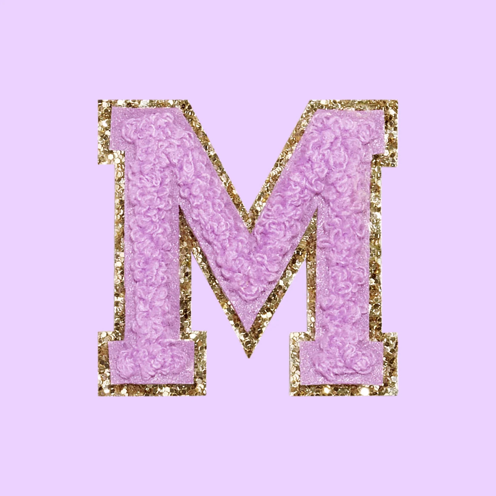 Chenille Letter M Patch