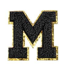 Chenille Letter M Patch