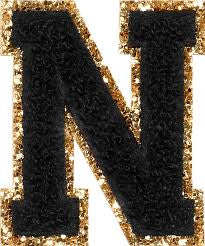 Chenille Letter N Patch