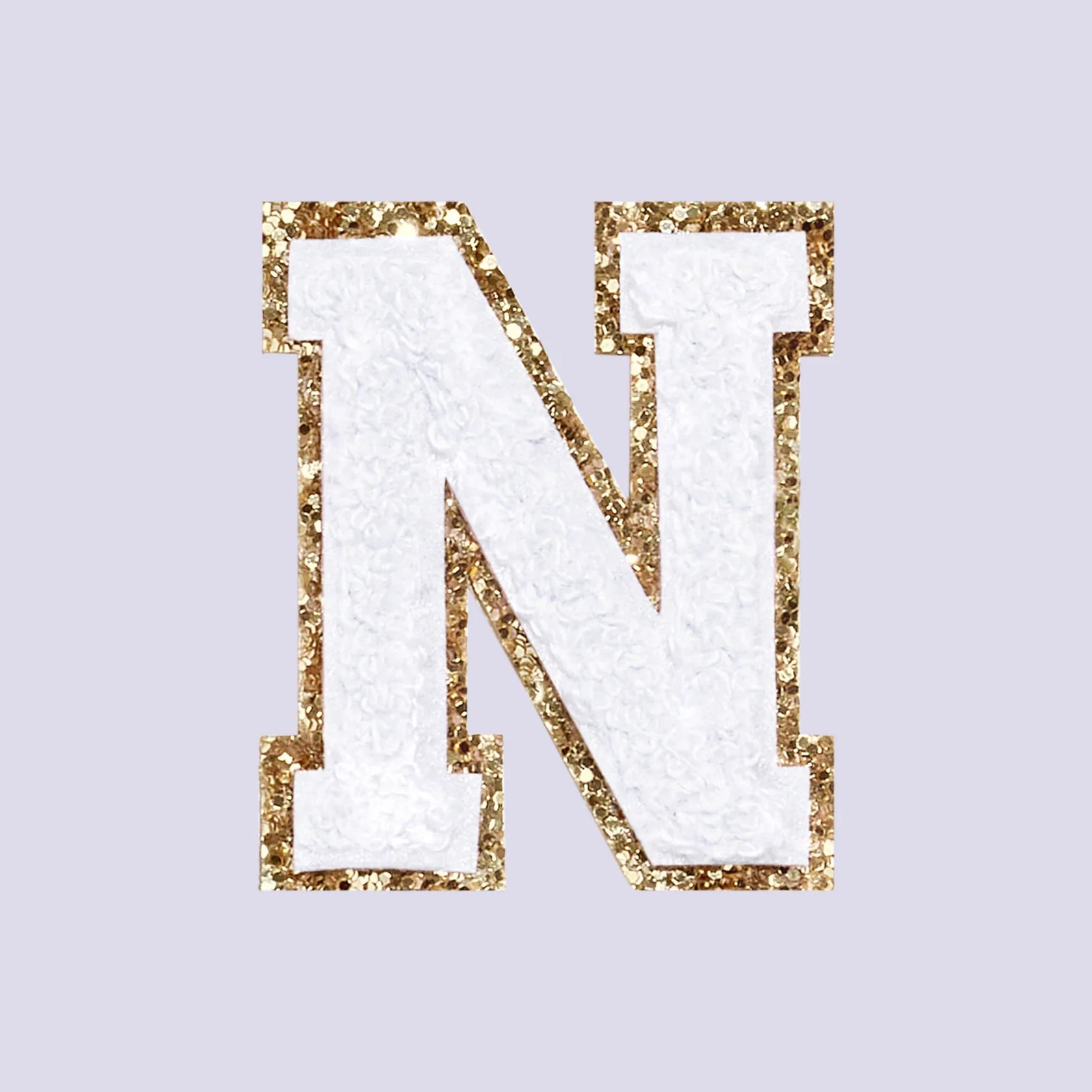 Chenille Letter N Patch