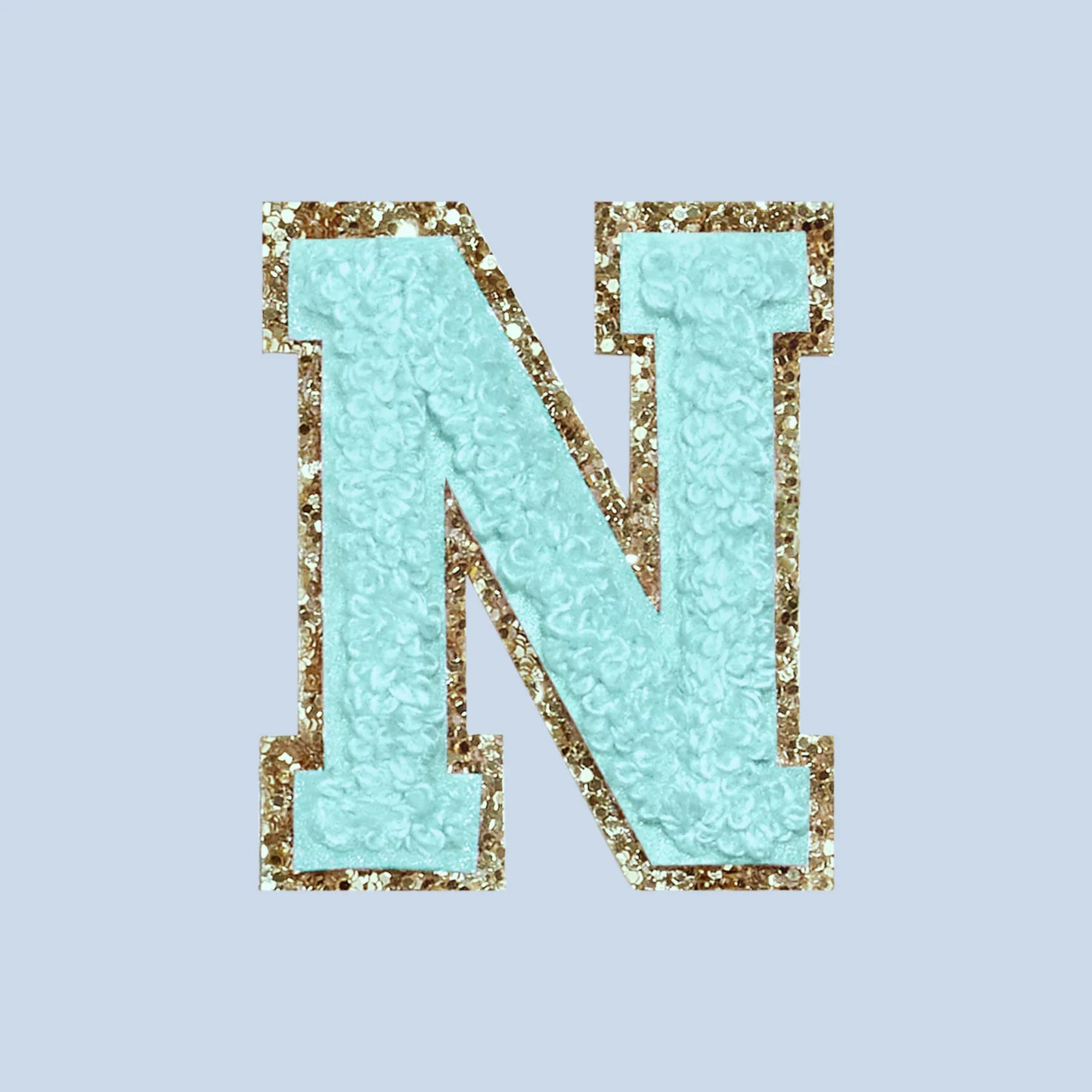 Chenille Letter N Patch