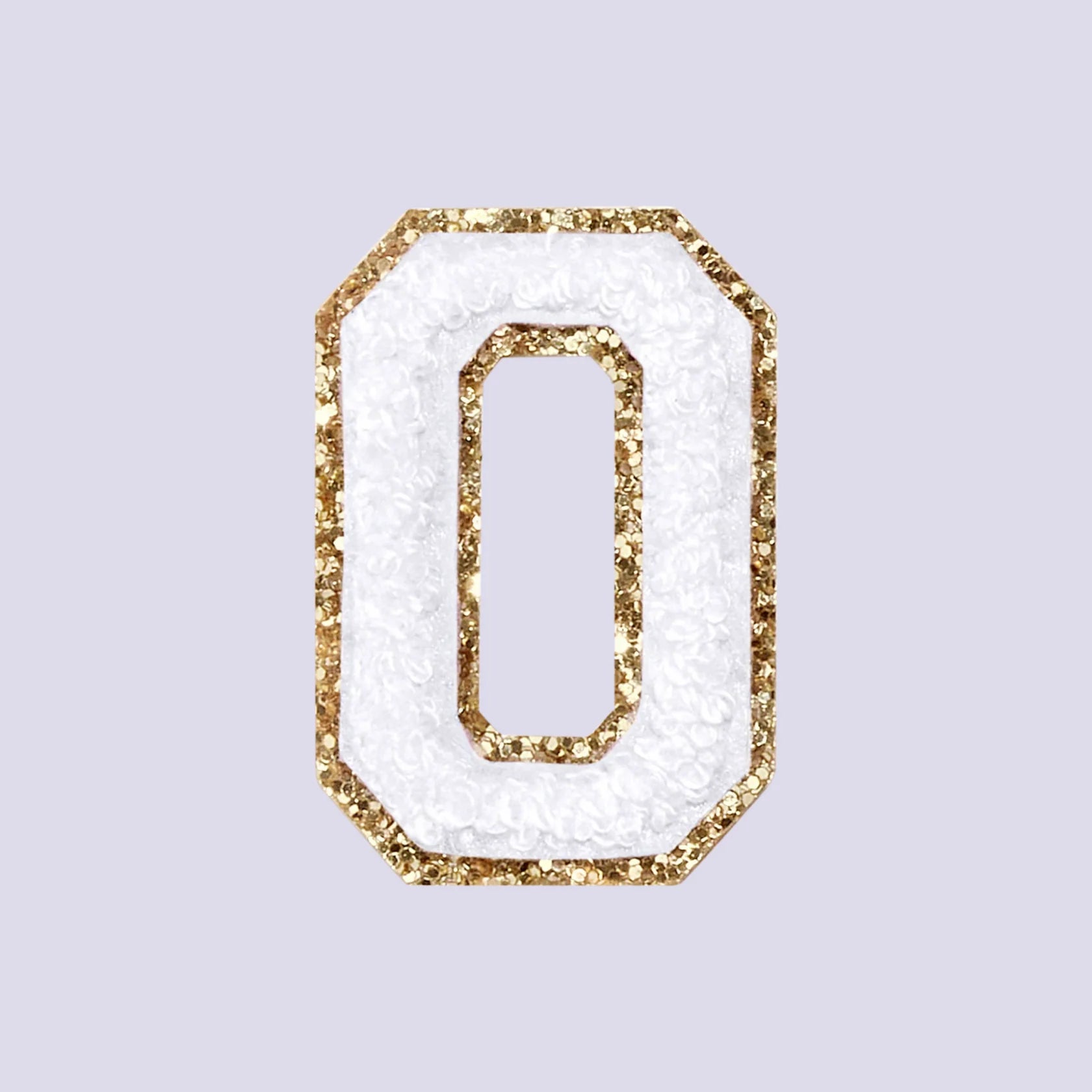 Chenille Letter O Patch