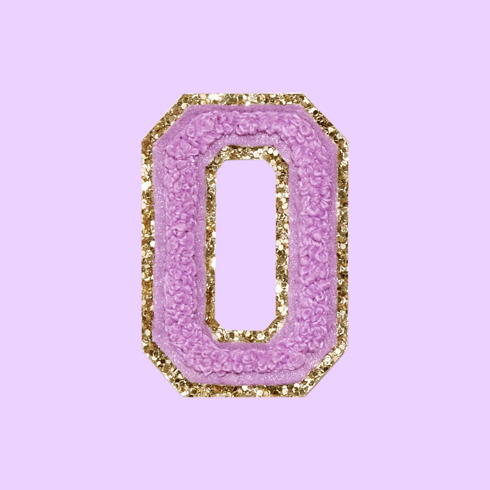 Chenille Letter O Patch