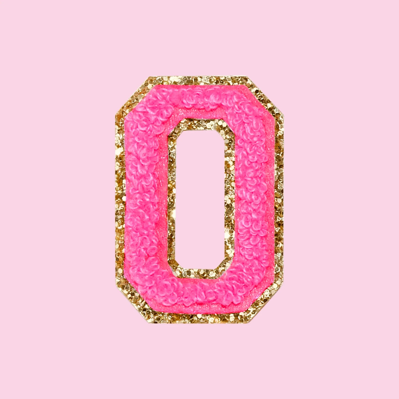 Chenille Letter O Patch