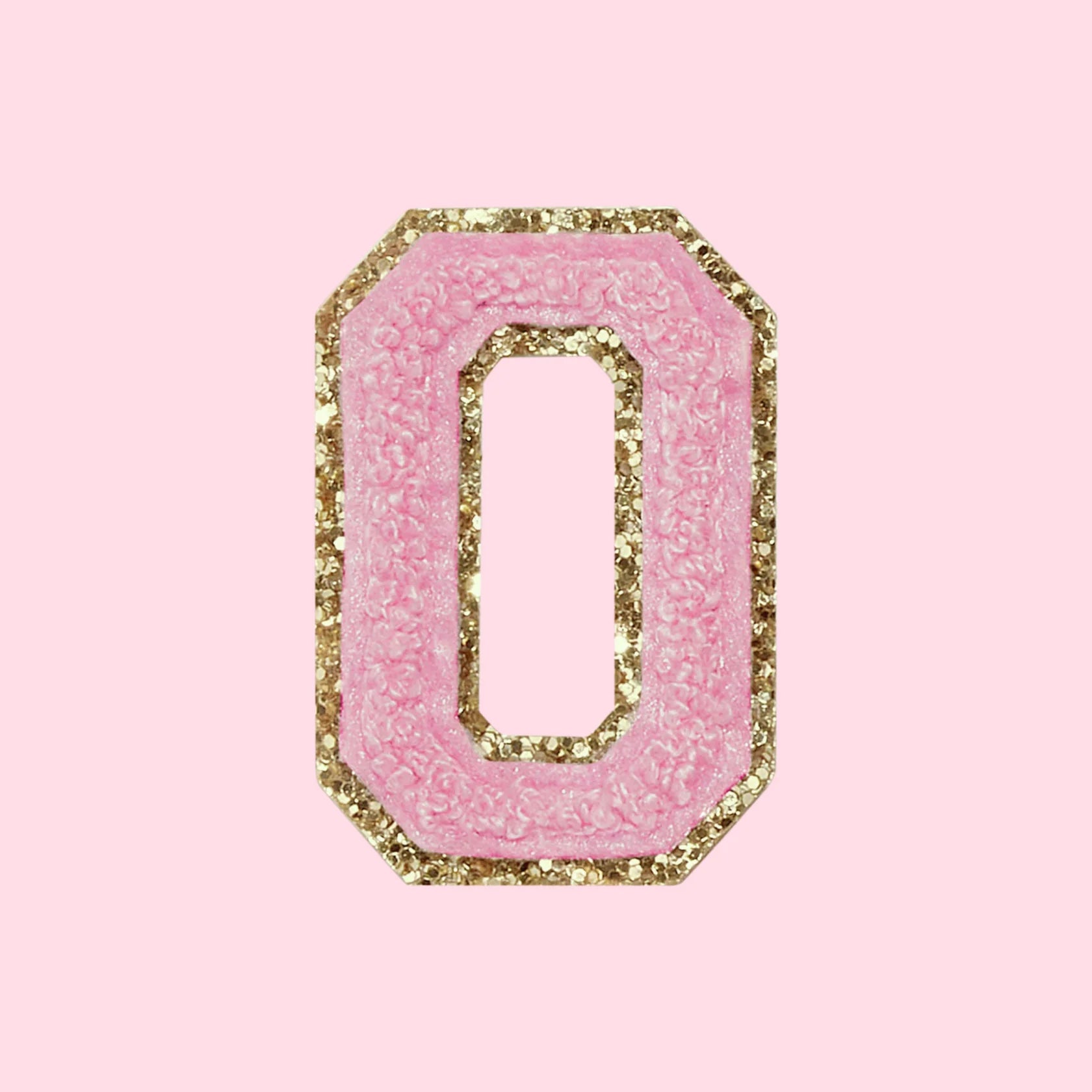 Chenille Letter O Patch