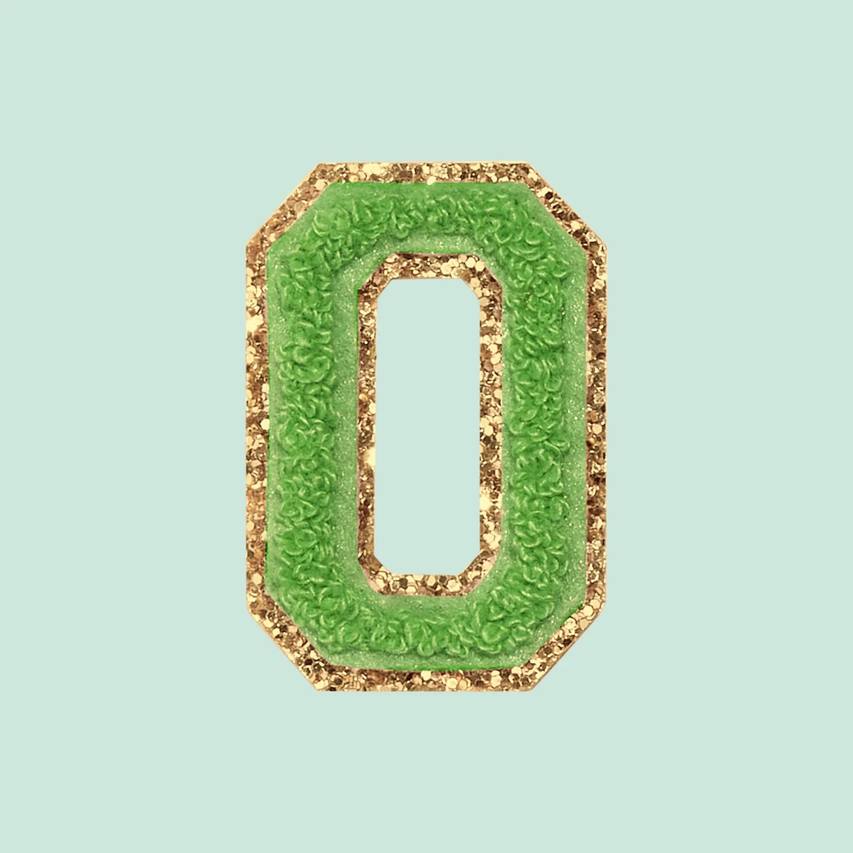 Chenille Letter O Patch