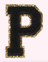 Chenille Letter P Patch