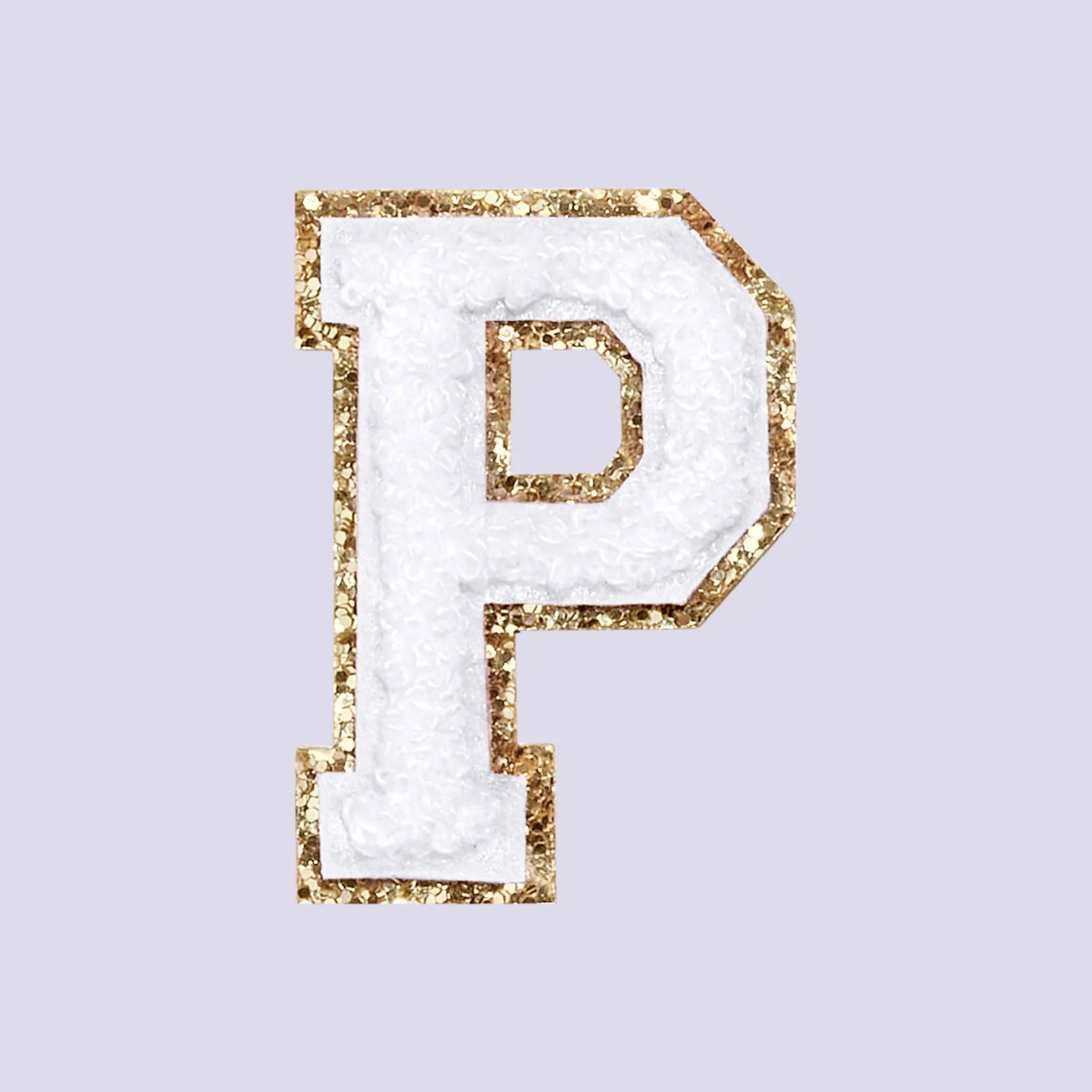Chenille Letter P Patch