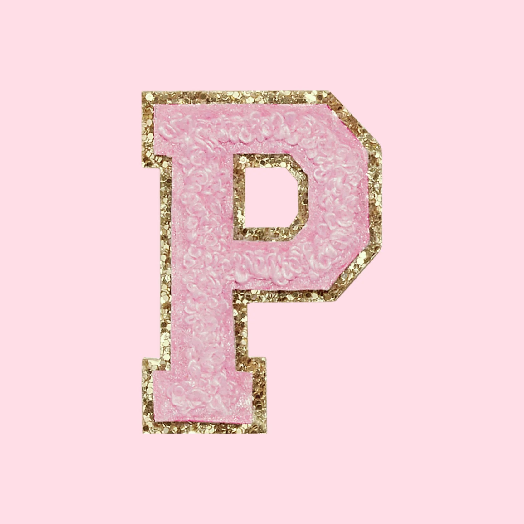 Chenille Letter P Patch