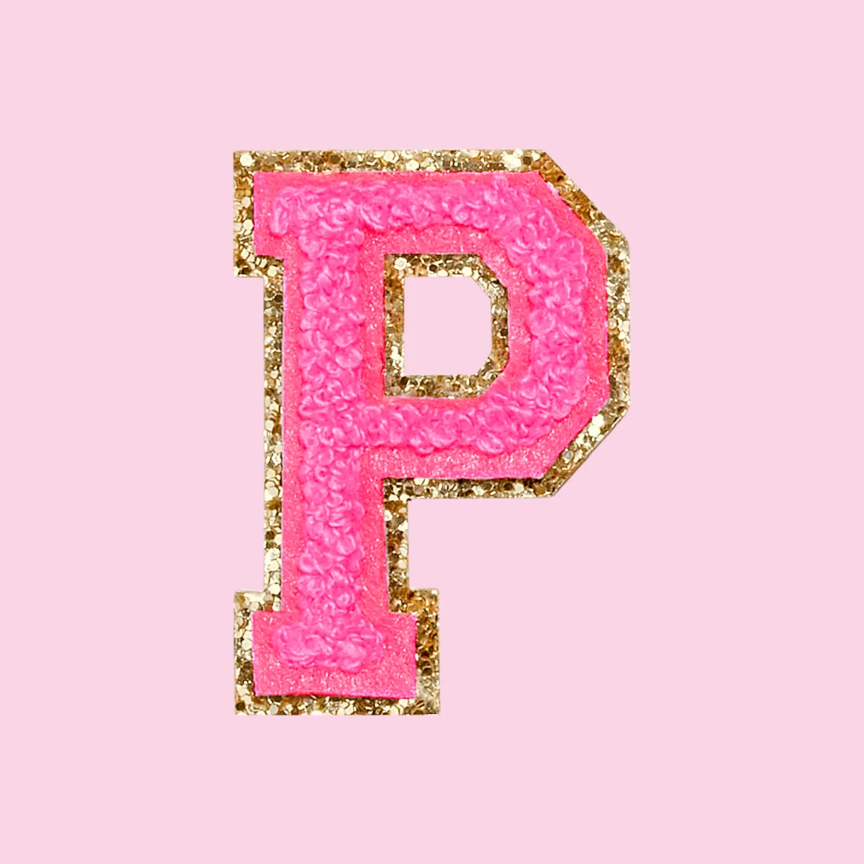 Chenille Letter P Patch