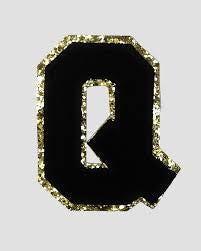 Chenille Letter Q Patch
