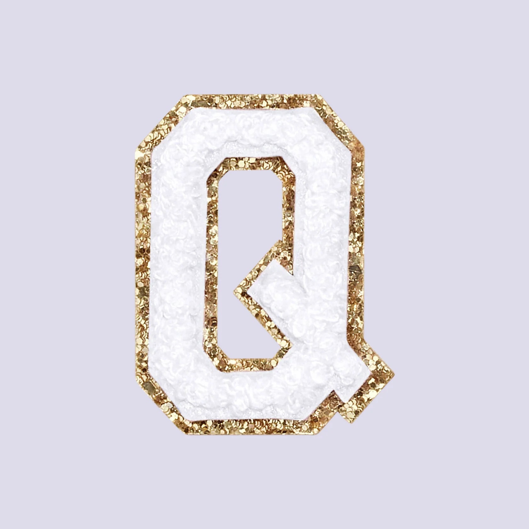 Chenille Letter Q Patch