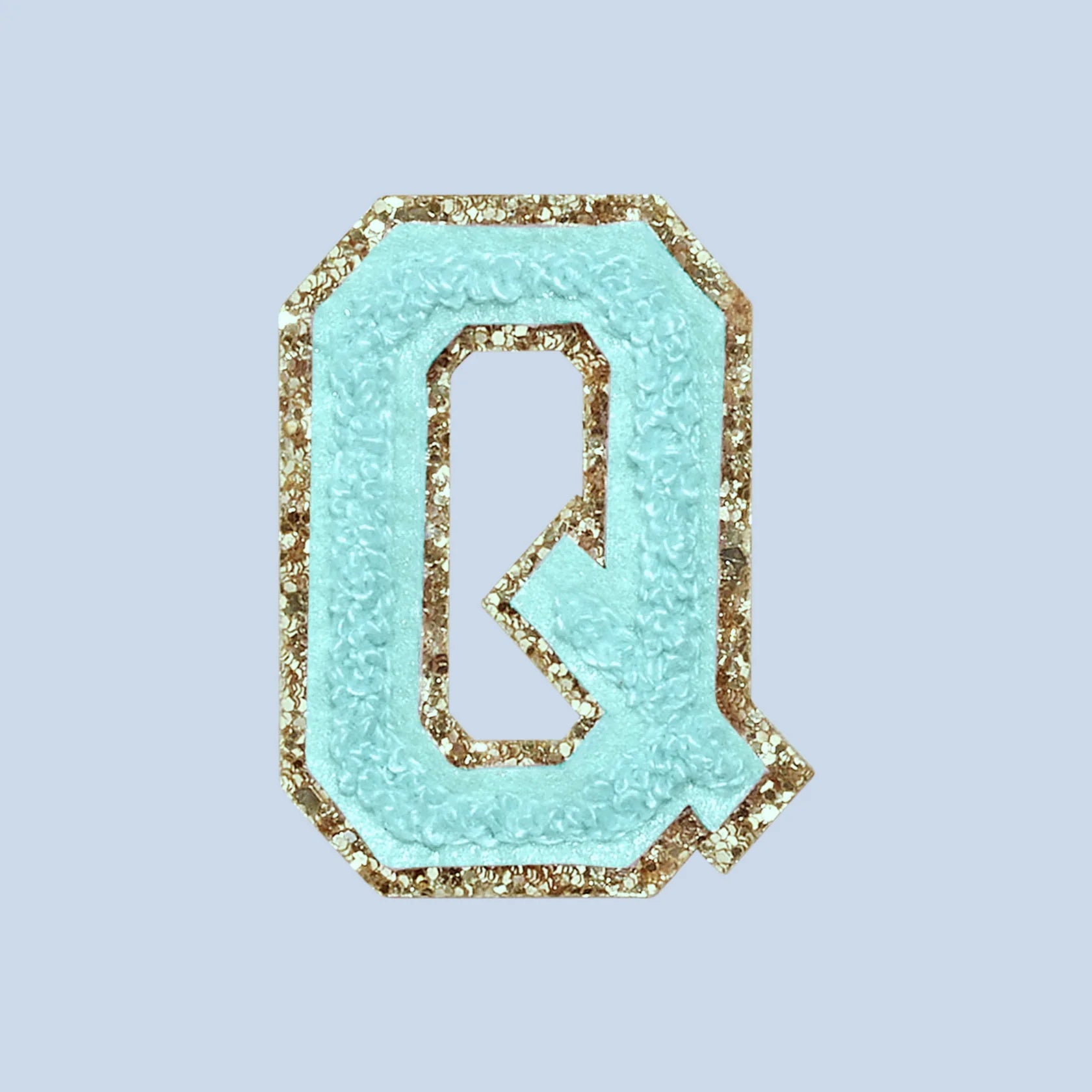 Chenille Letter Q Patch