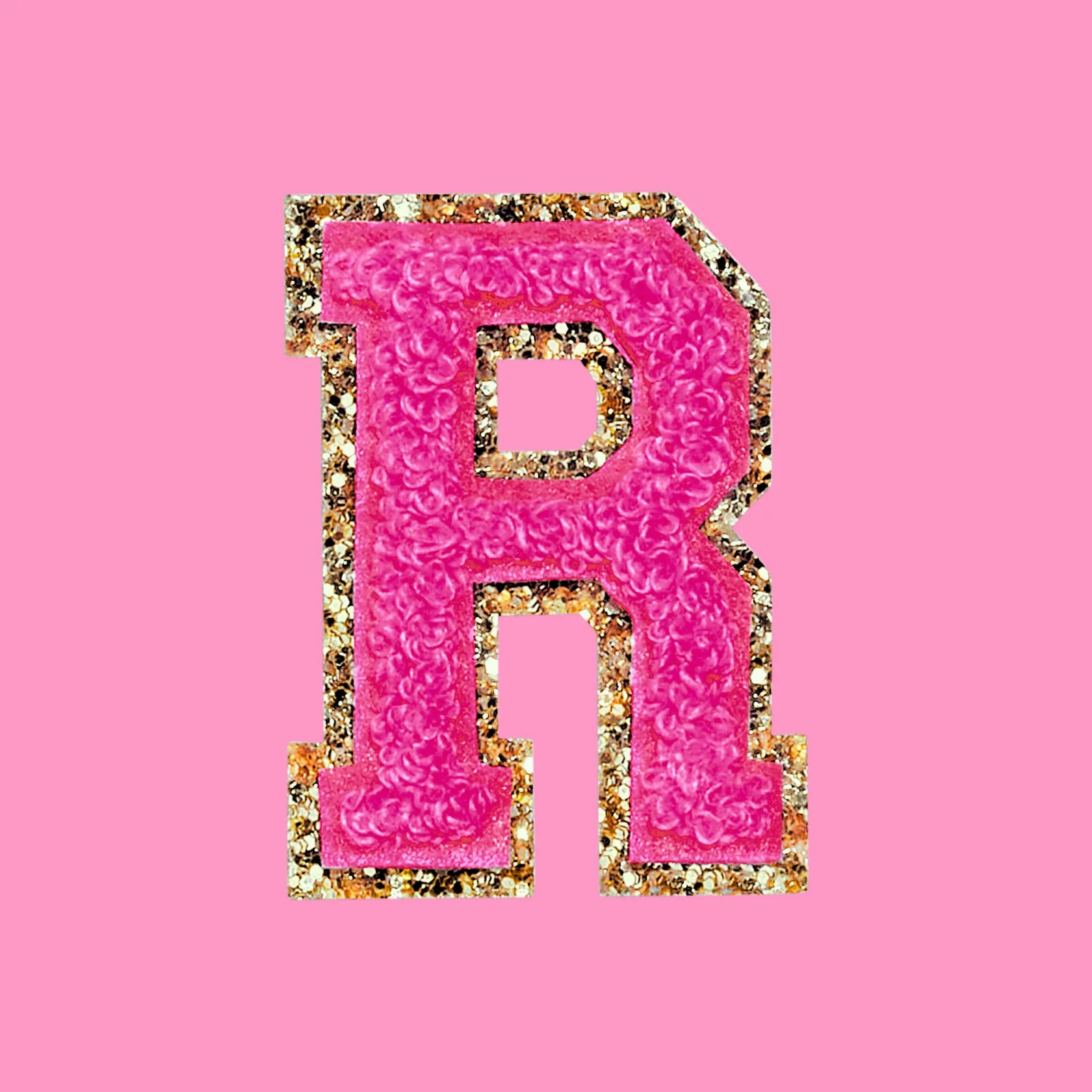 Chenille Letter R Patch