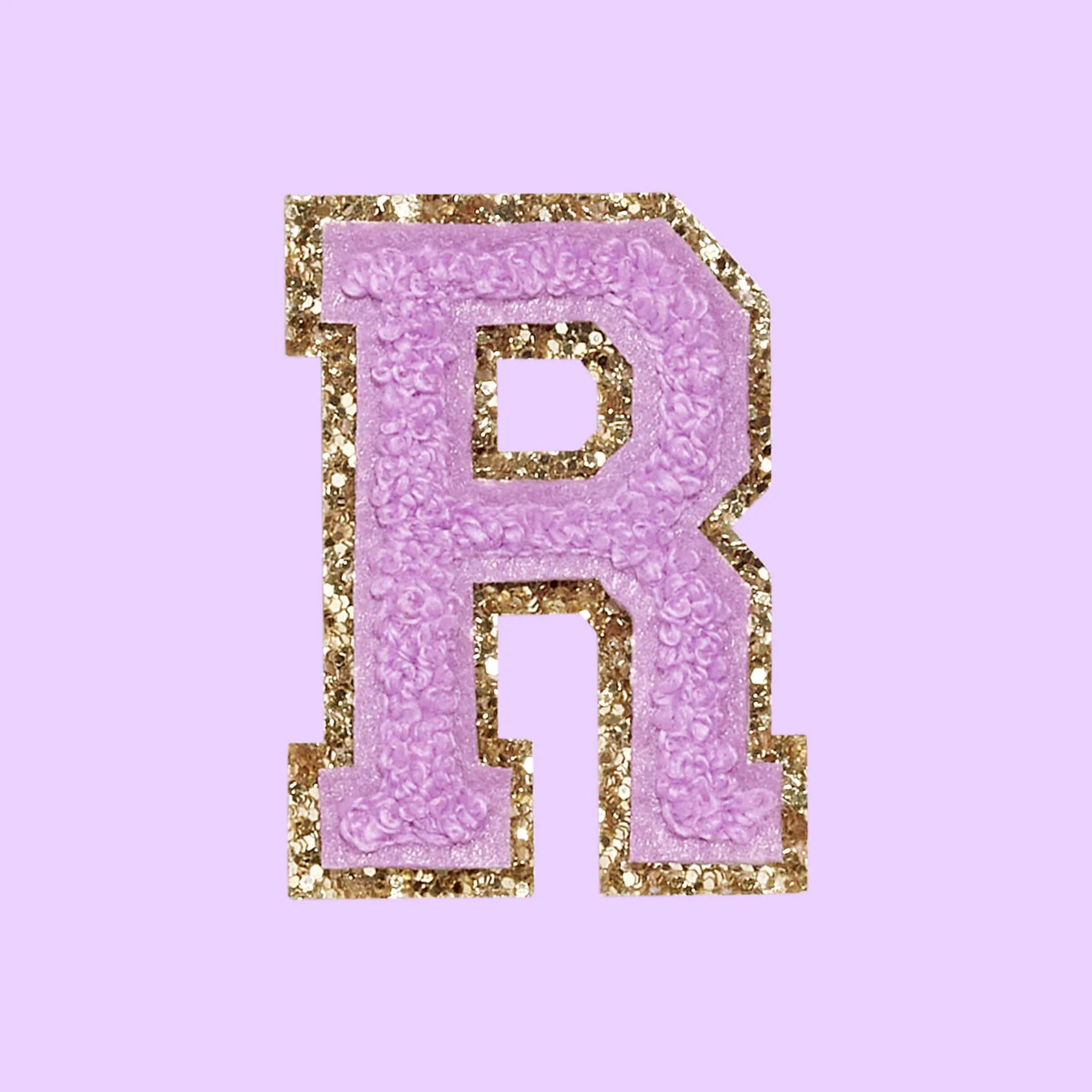 Chenille Letter R Patch