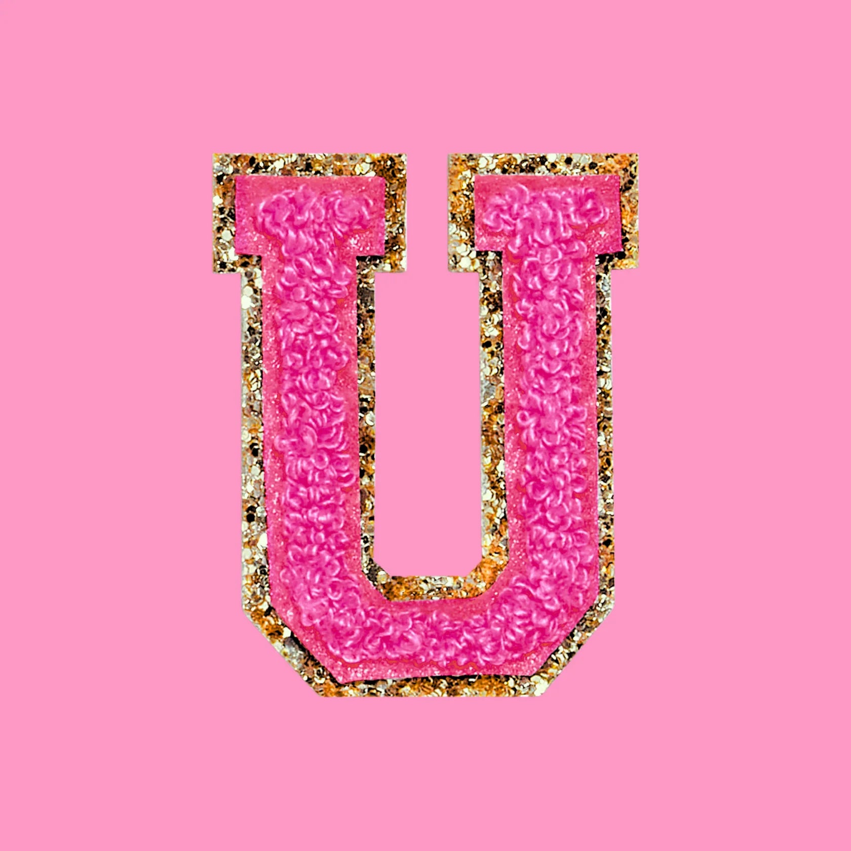 Chenille Letter U Patch