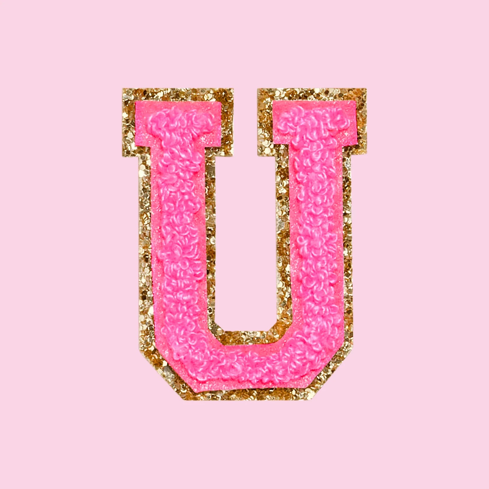 Chenille Letter U Patch