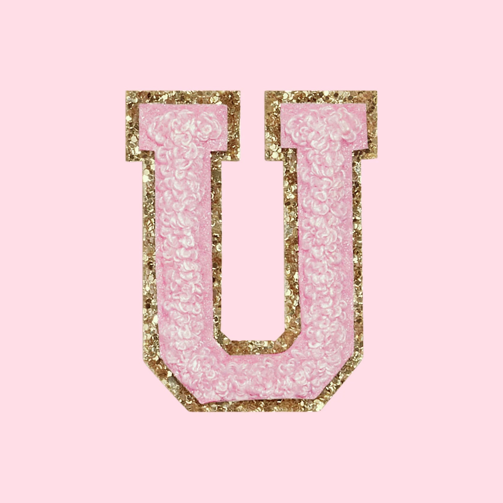 Chenille Letter U Patch
