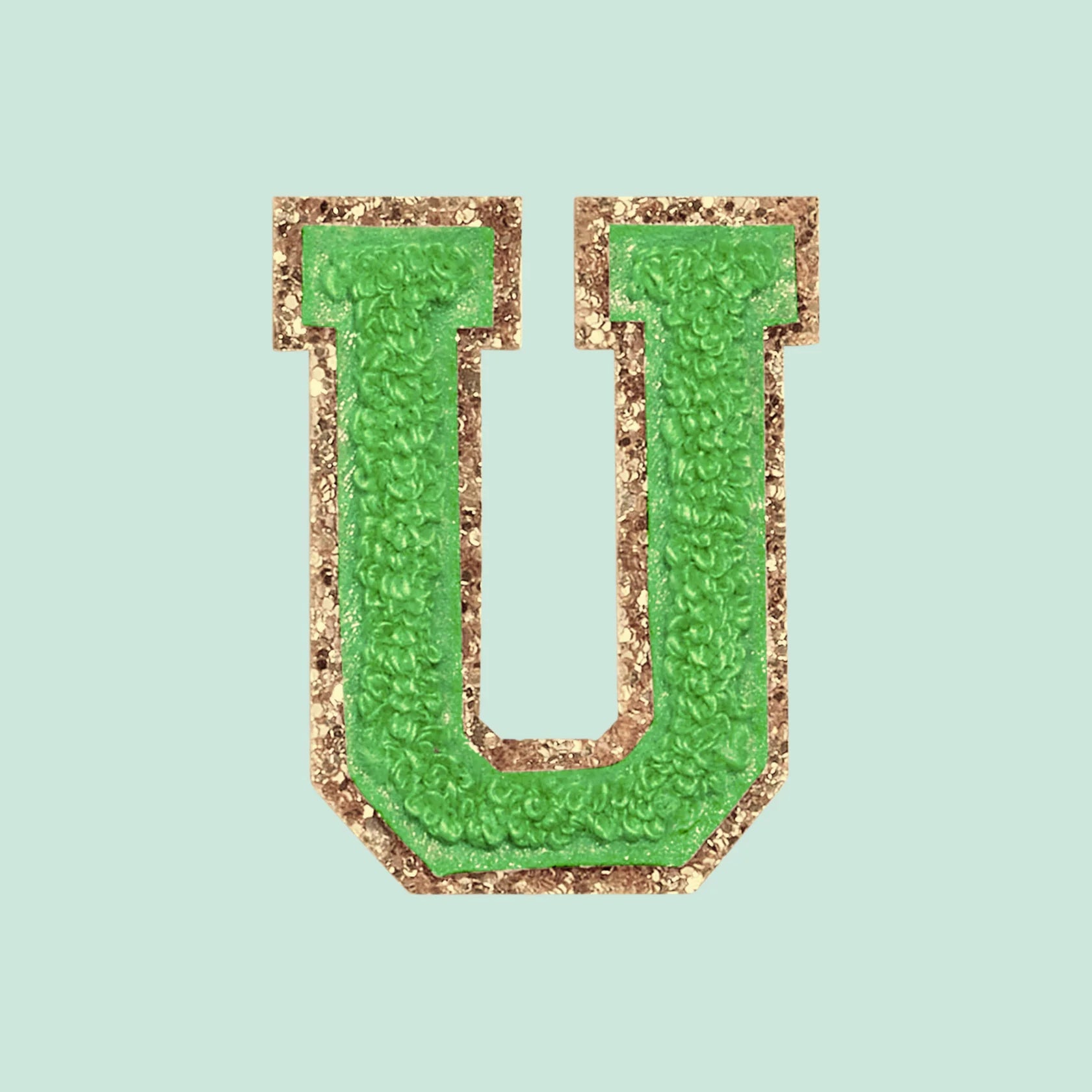 Chenille Letter U Patch