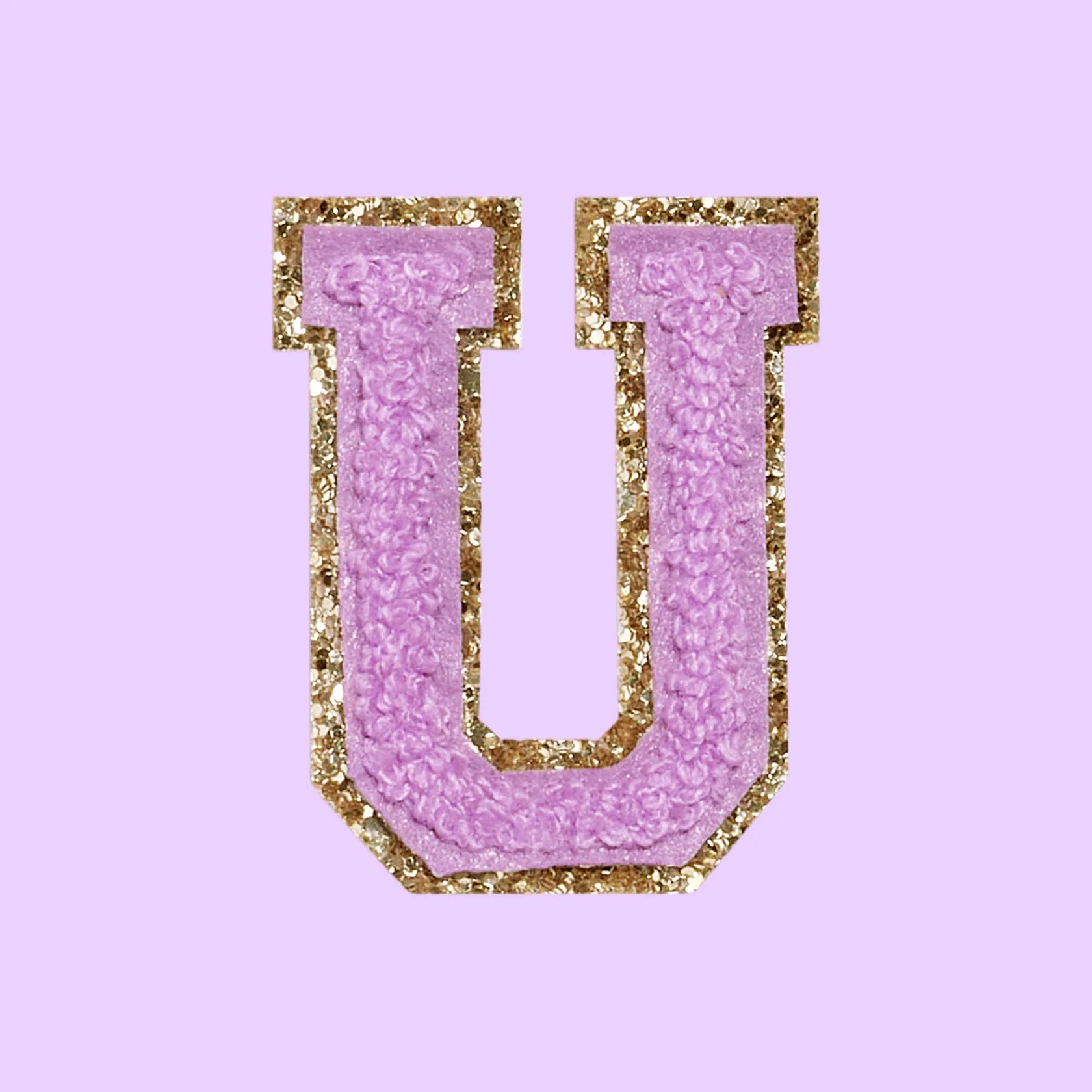 Chenille Letter U Patch