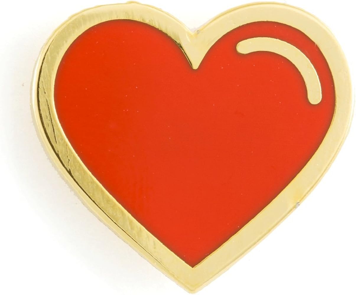 Heart pin