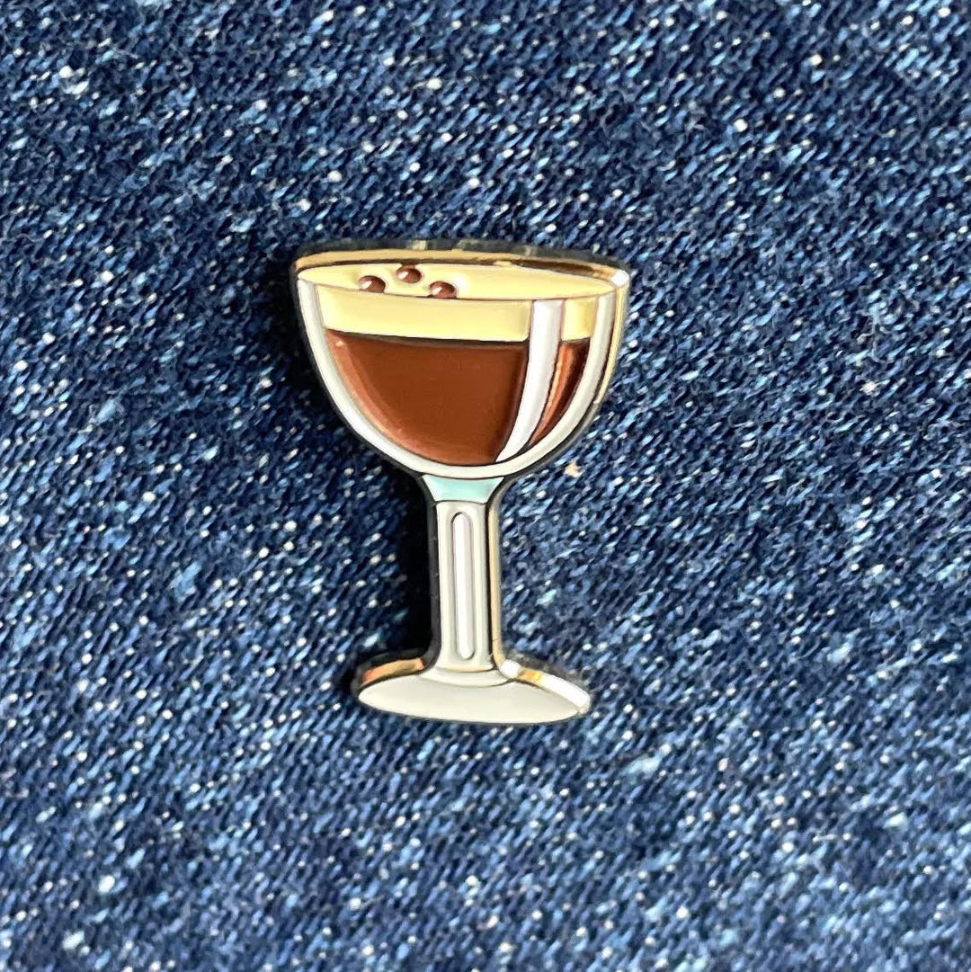 Espresso martini pin