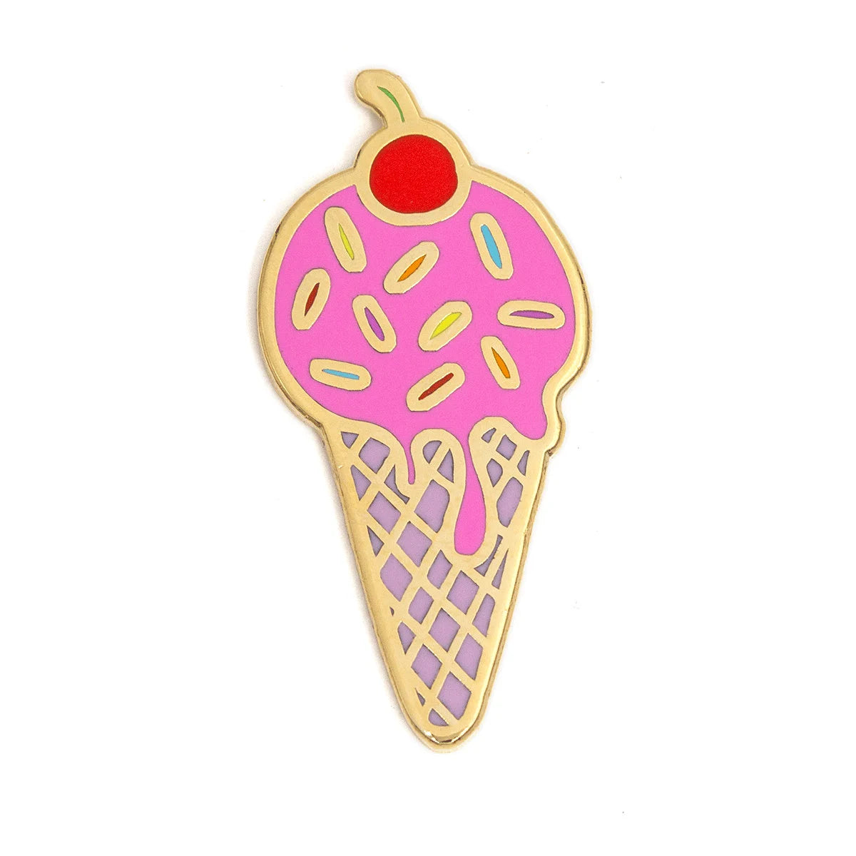 Ice cream cone pin