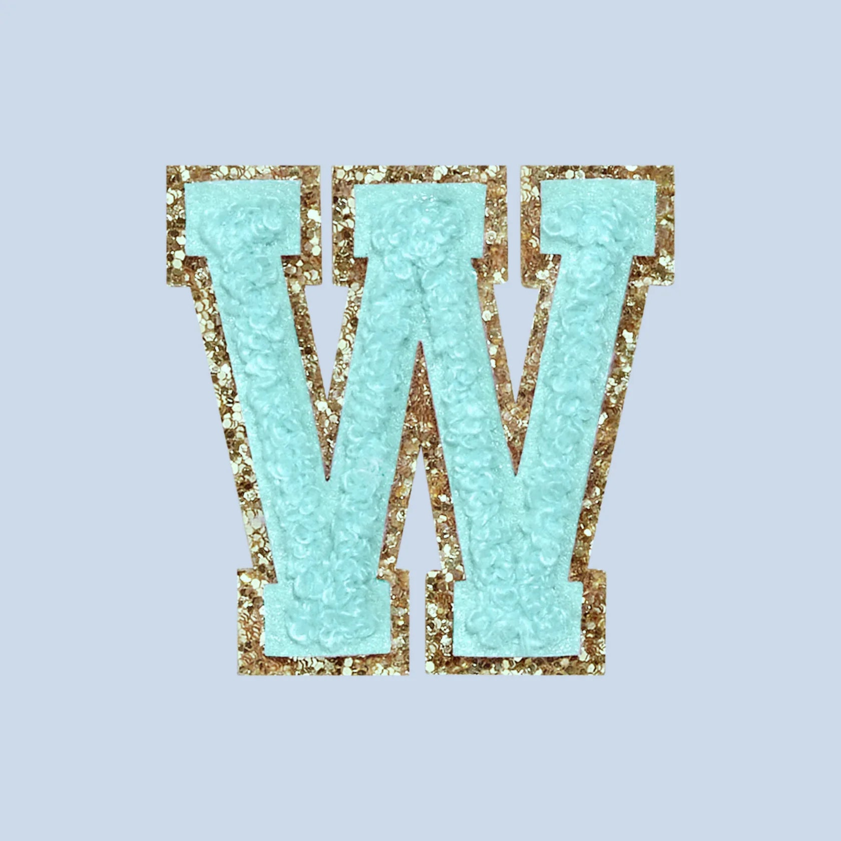Chenille Letter W Patch