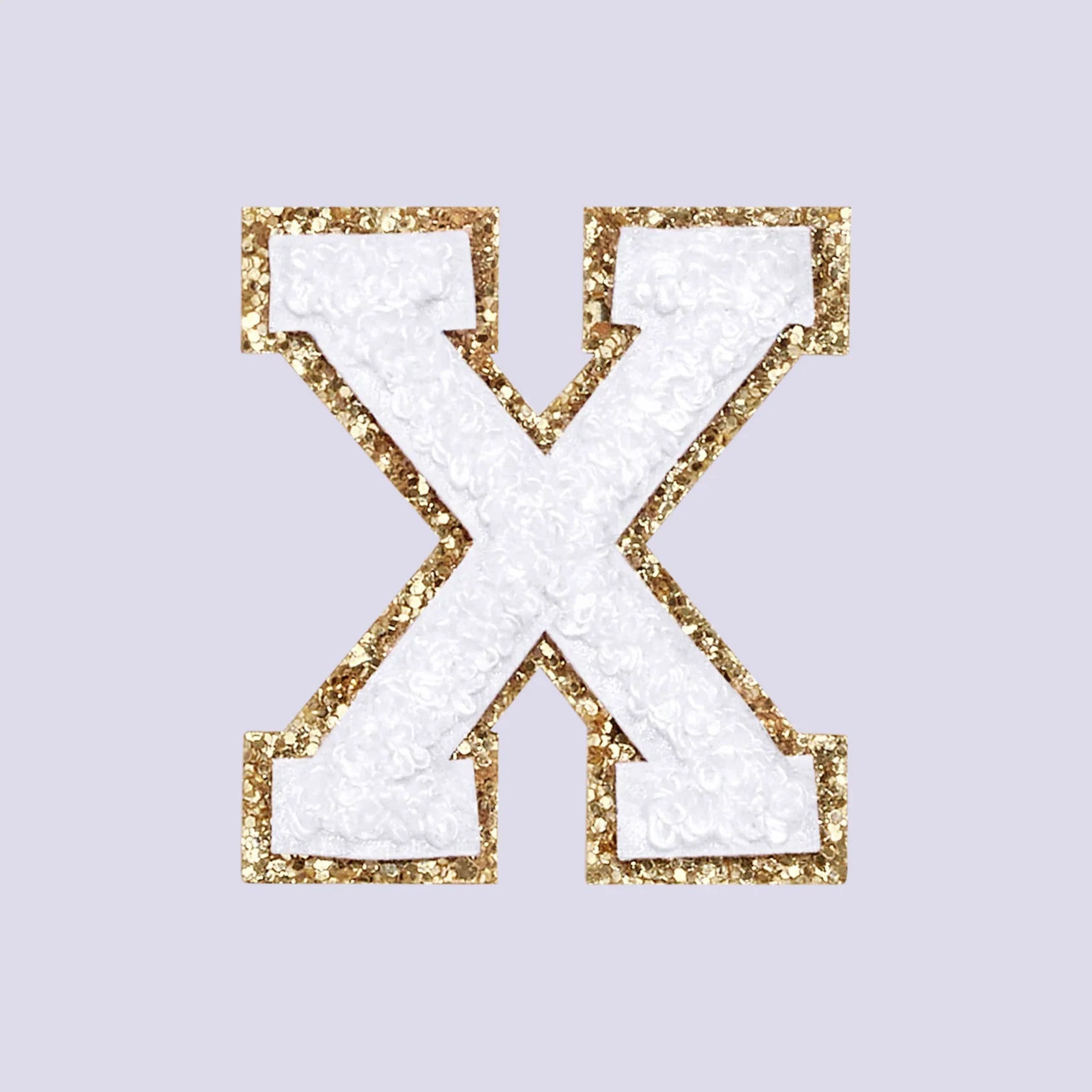 Chenille Letter X Patch