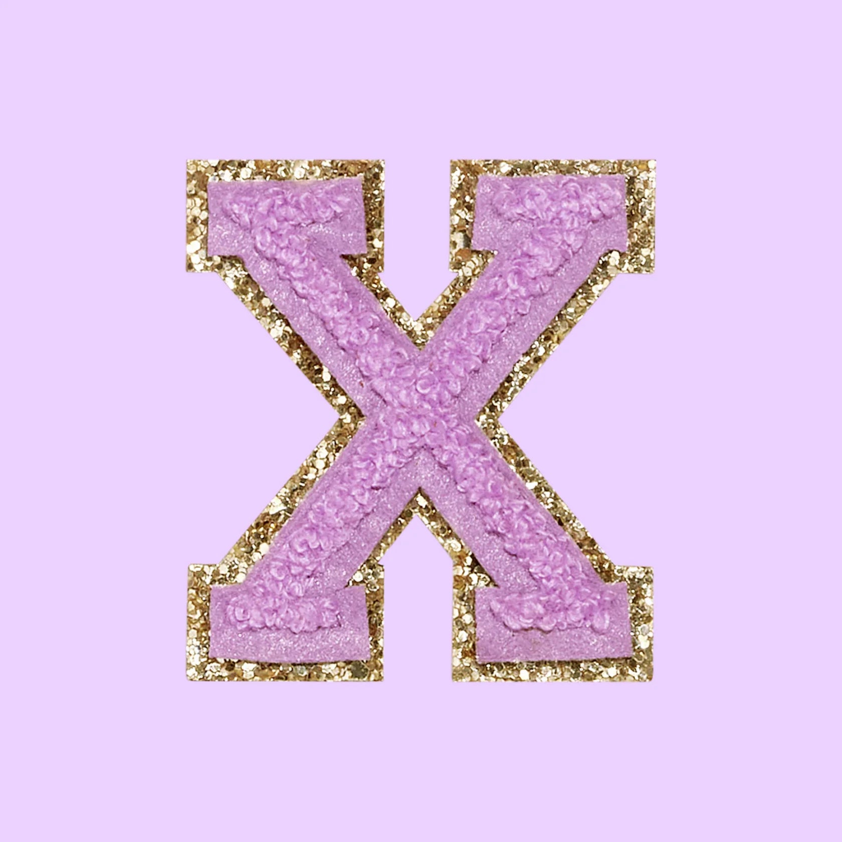 Chenille Letter X Patch