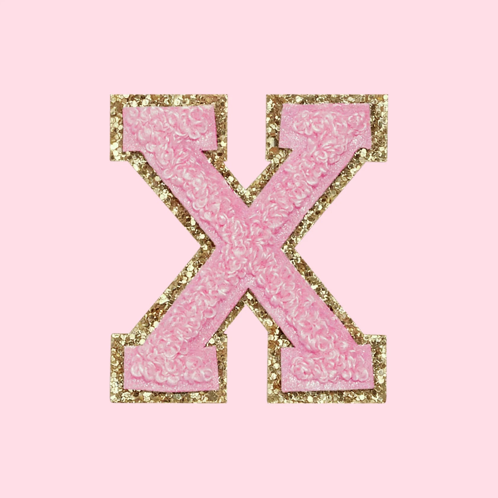 Chenille Letter X Patch