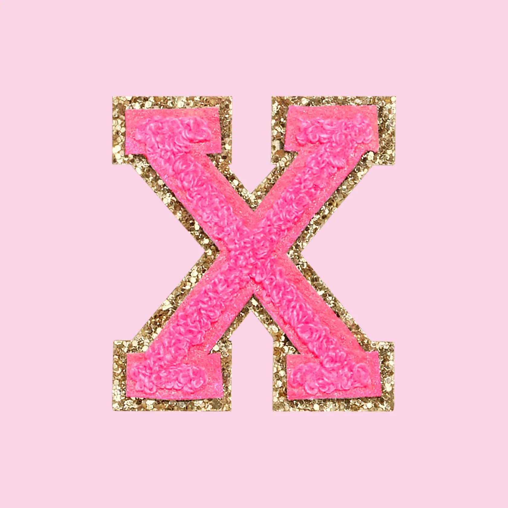Chenille Letter X Patch