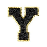 Chenille Letter Y Patch
