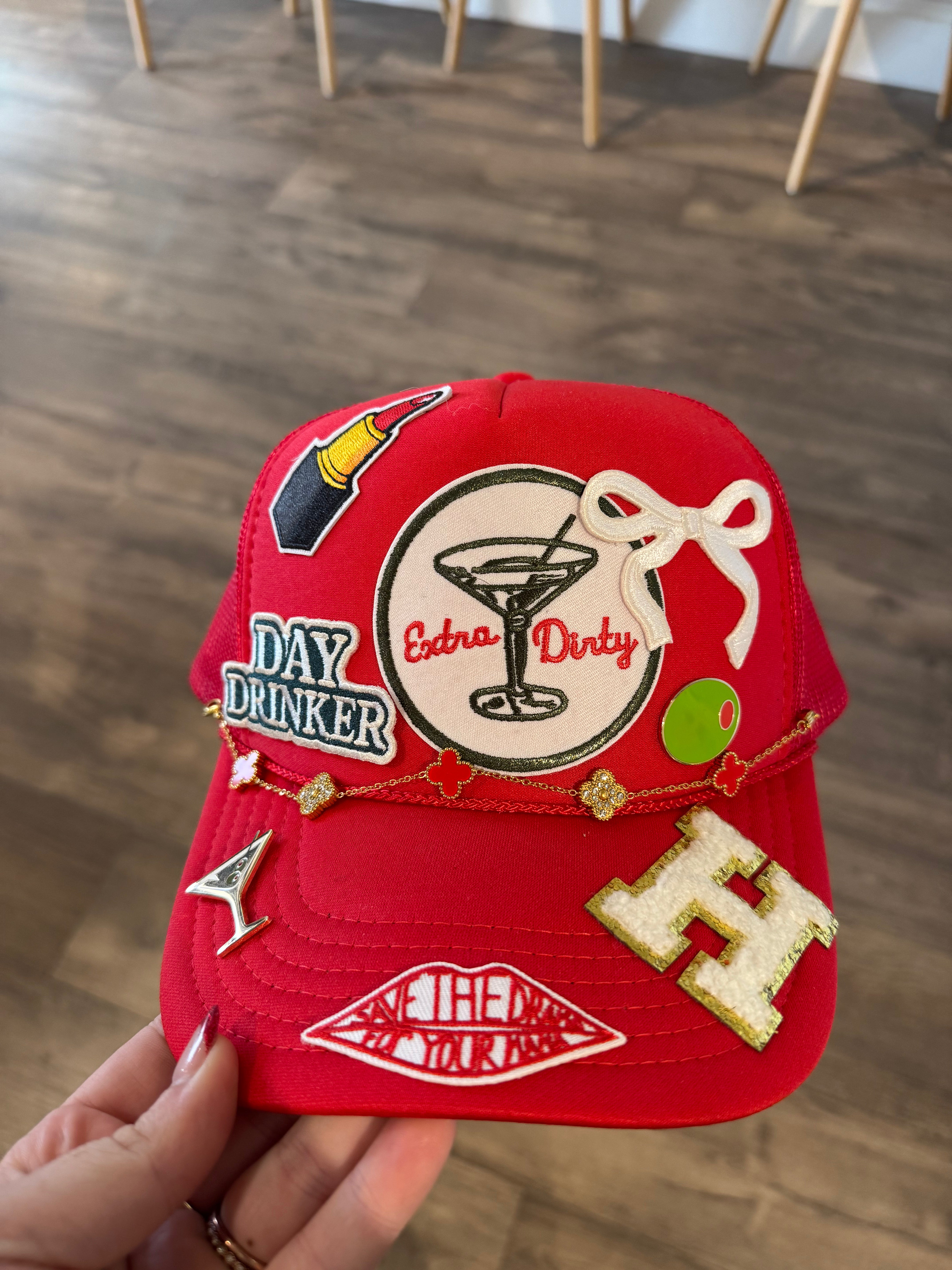 Red Trucker Hat Design