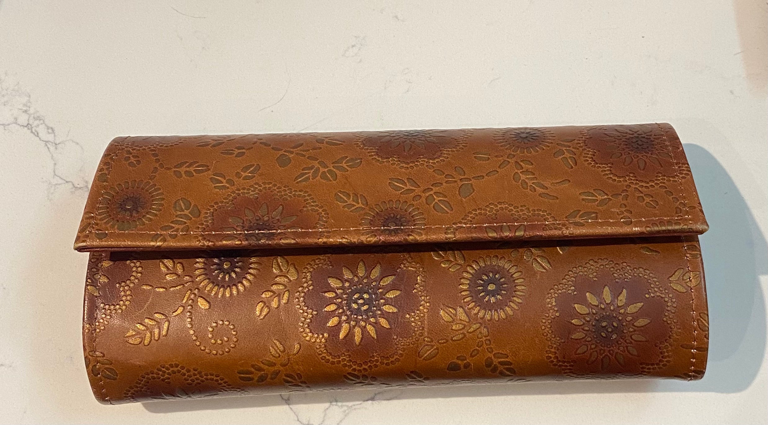 Leather Purse Clutch