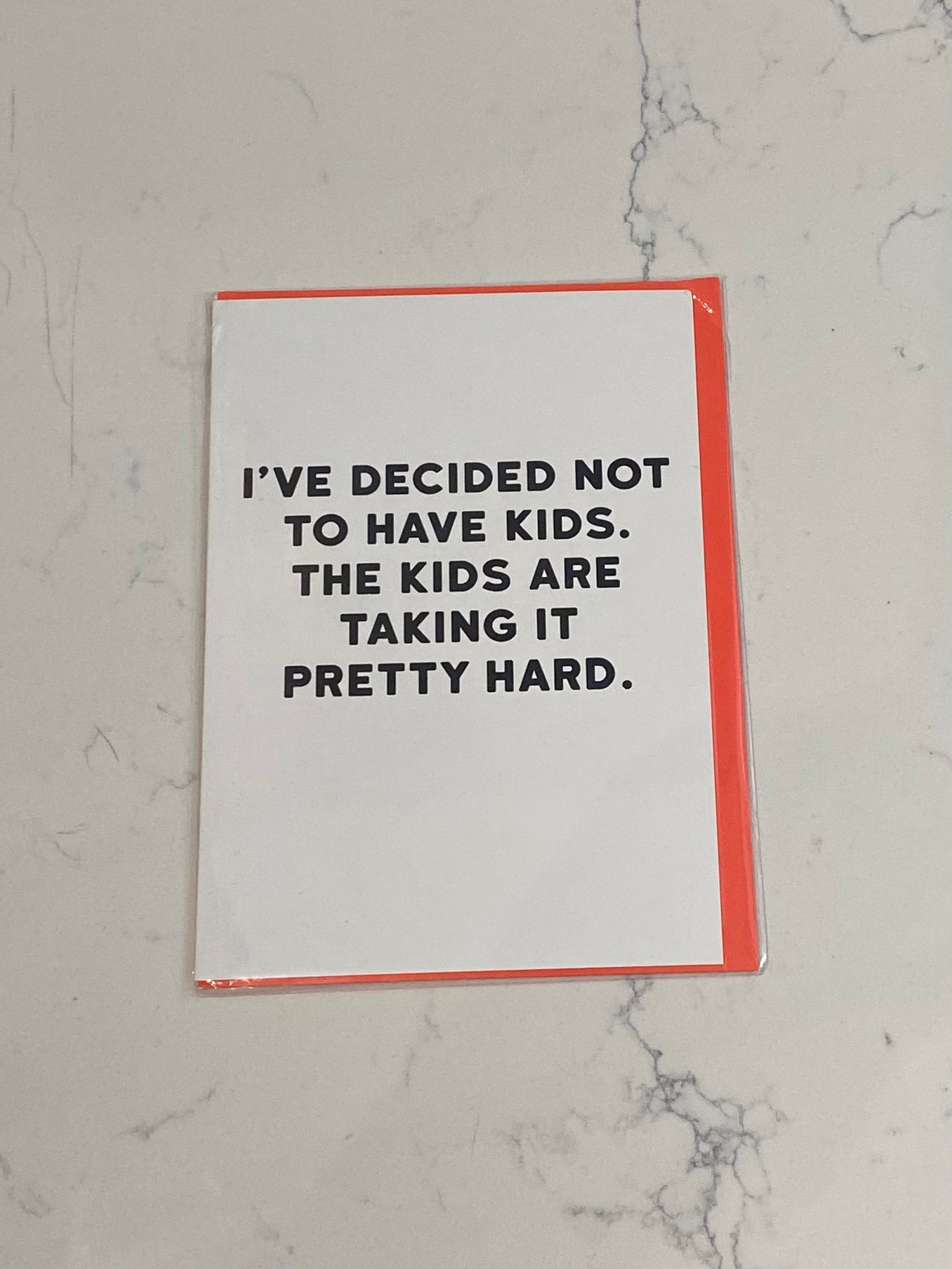 Red Back Cards Neon Orange