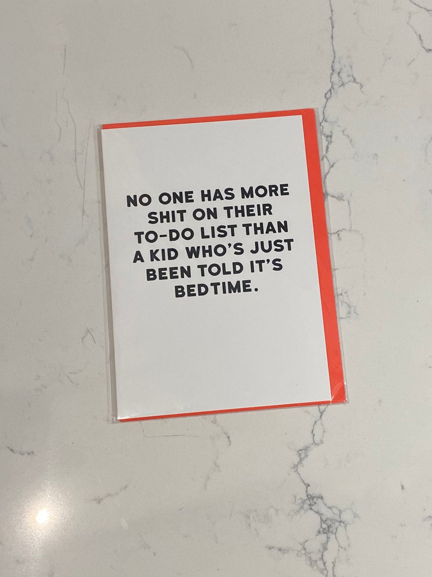 Red Back Cards Neon Orange