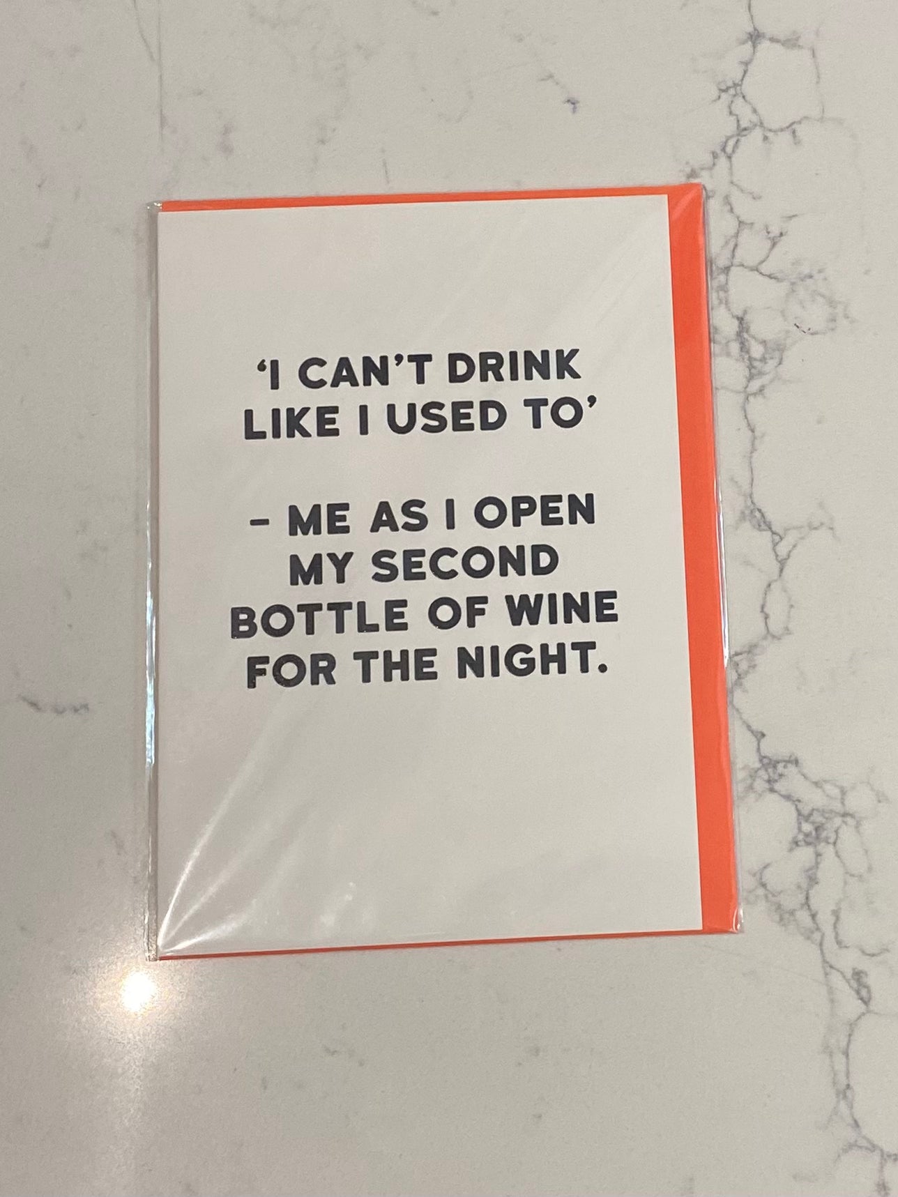 Red Back Cards Neon Orange