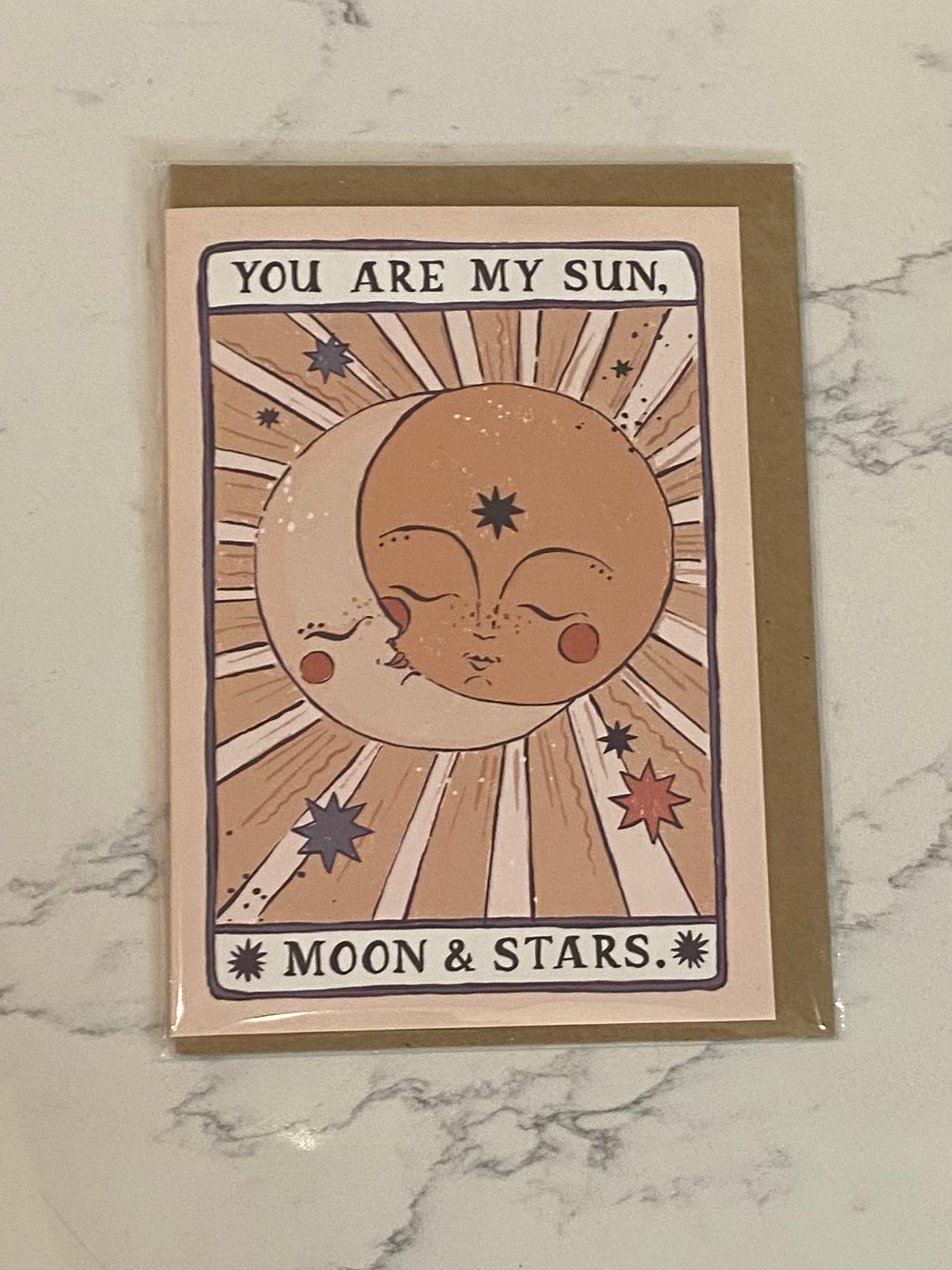 Sun Moon And Stars Card