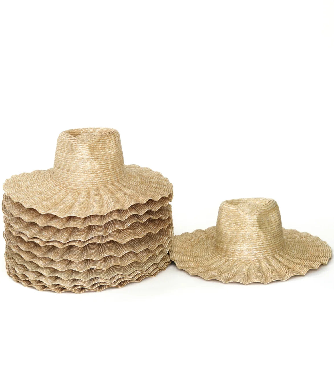 Nalu Scollped Straw Hat