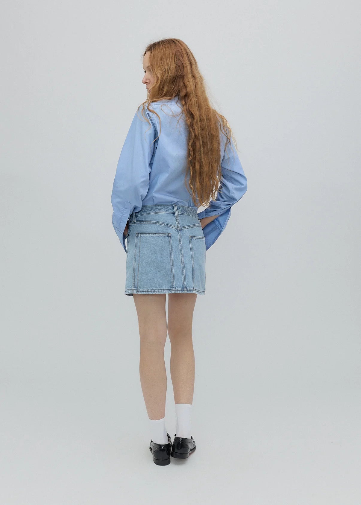 HOLLY SKIRT in VINTAGE BLUE