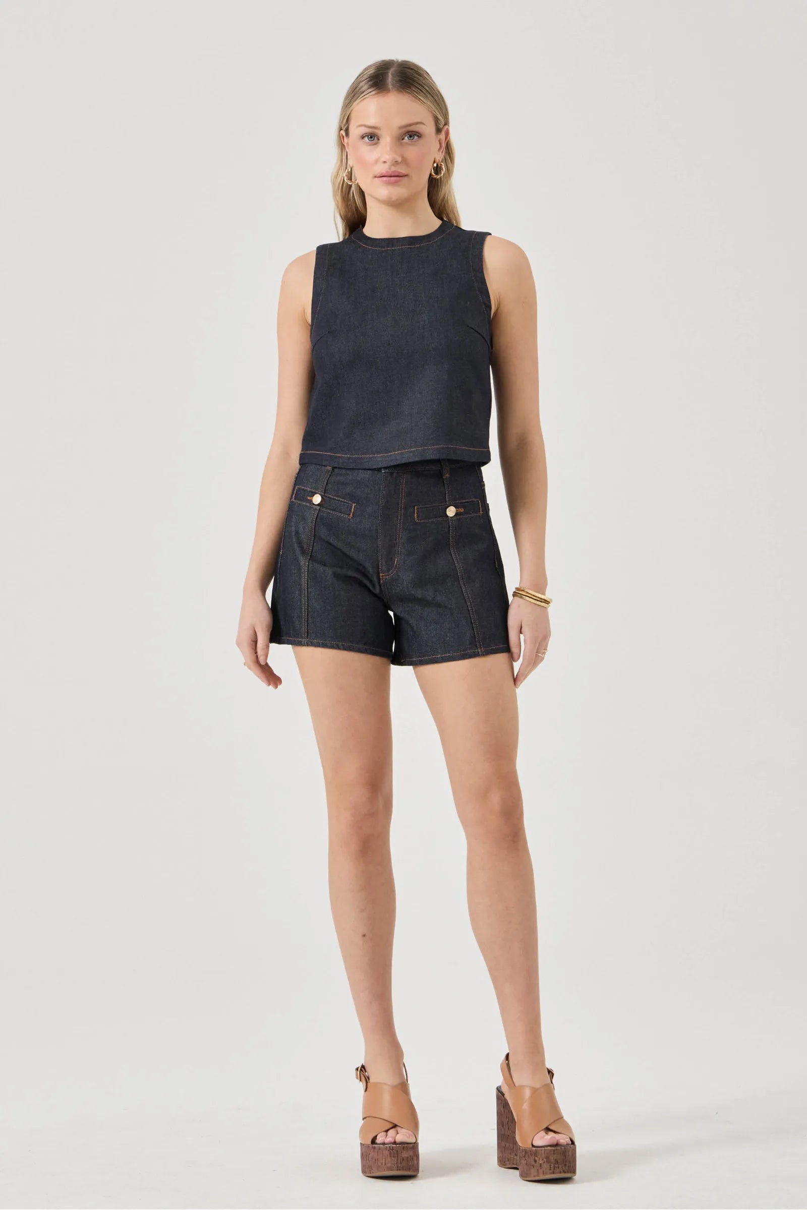 Shell Top Blue Smoke