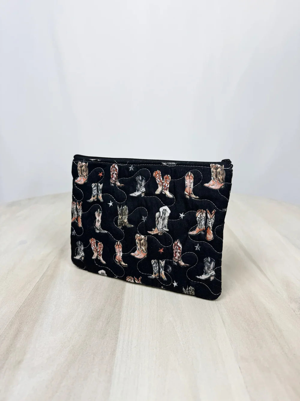 Thunderbird Boots Black Makeup Bag