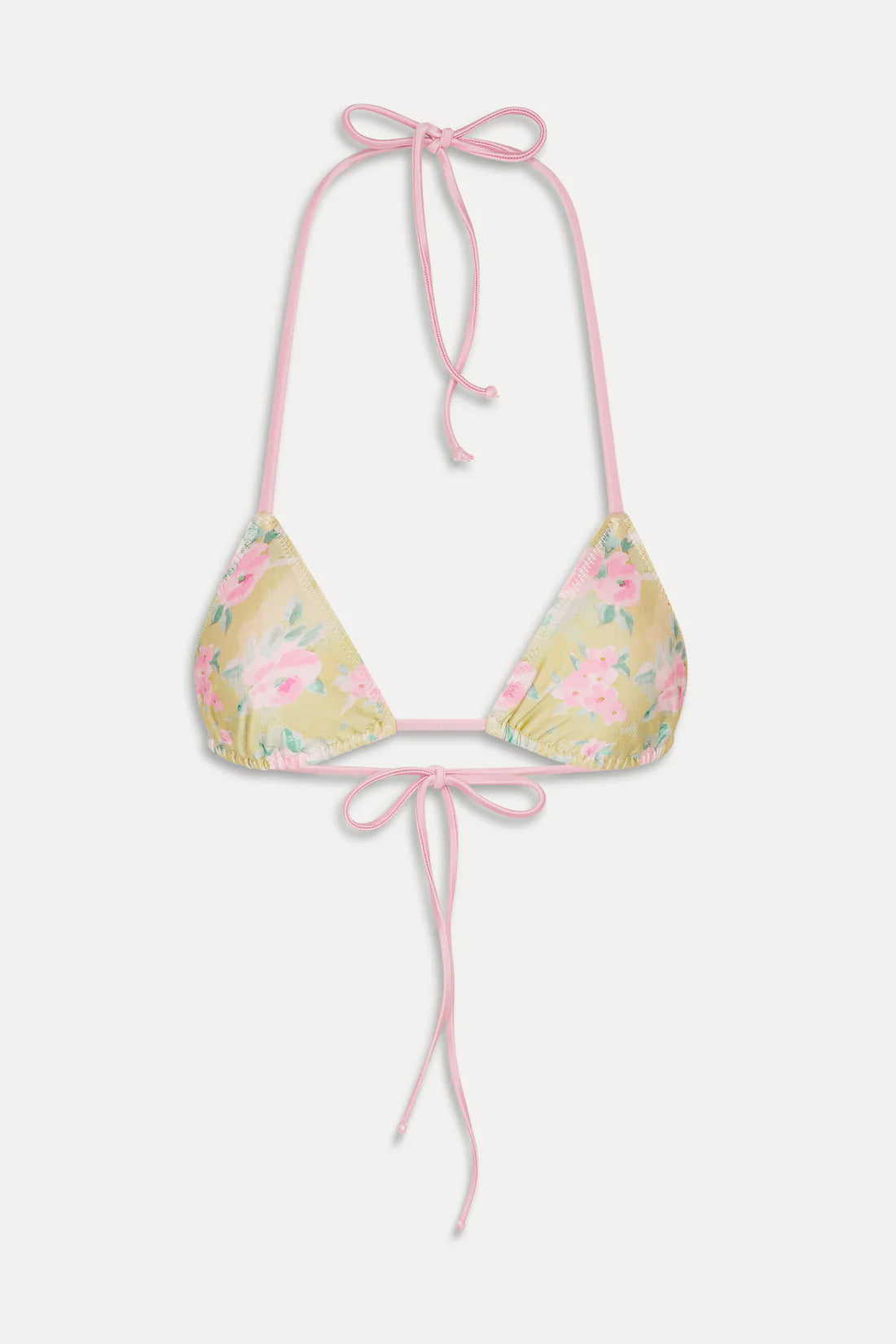 Nick Satin Top in Nymphaea