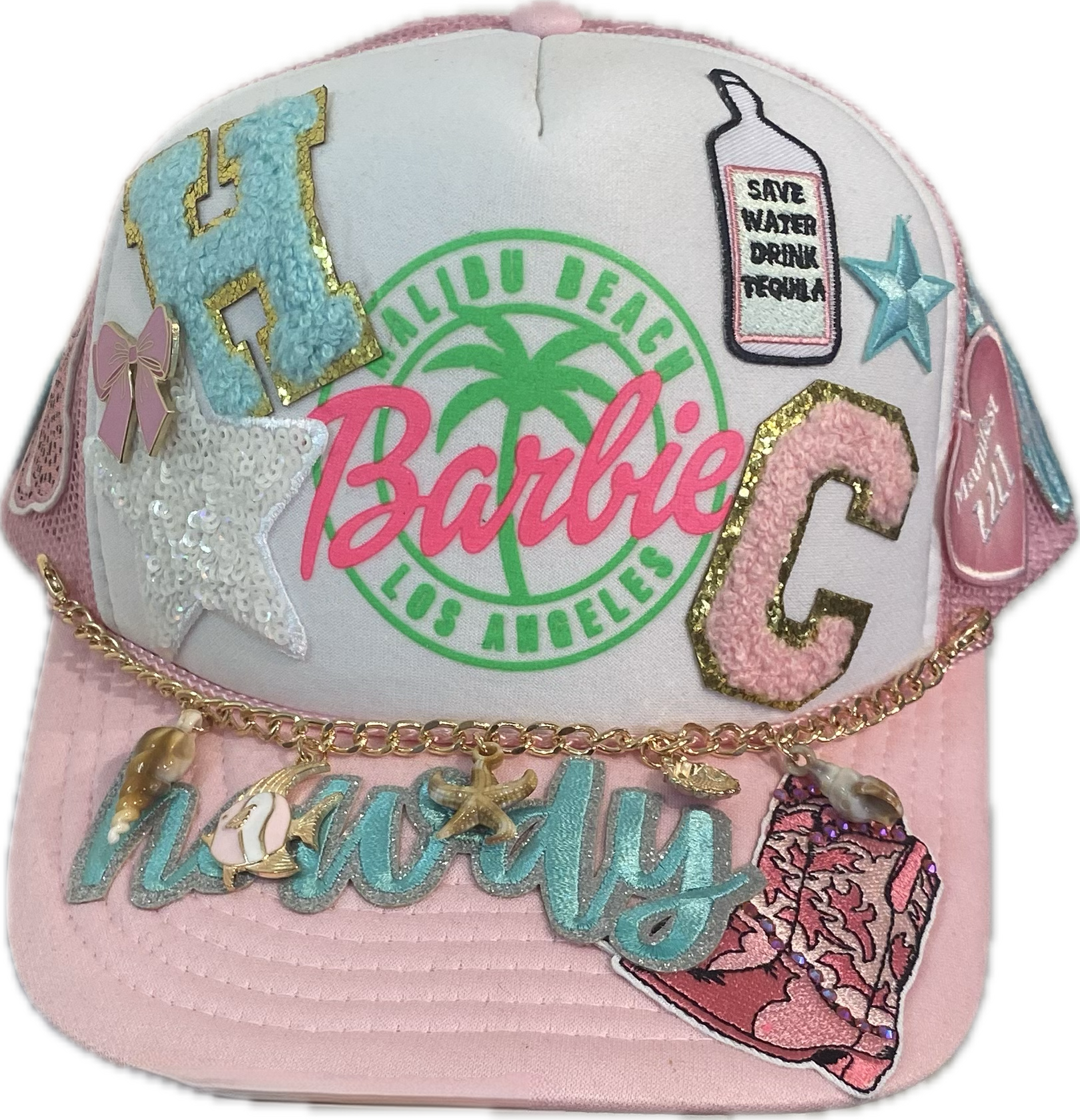 Pink Trucker Hat Design