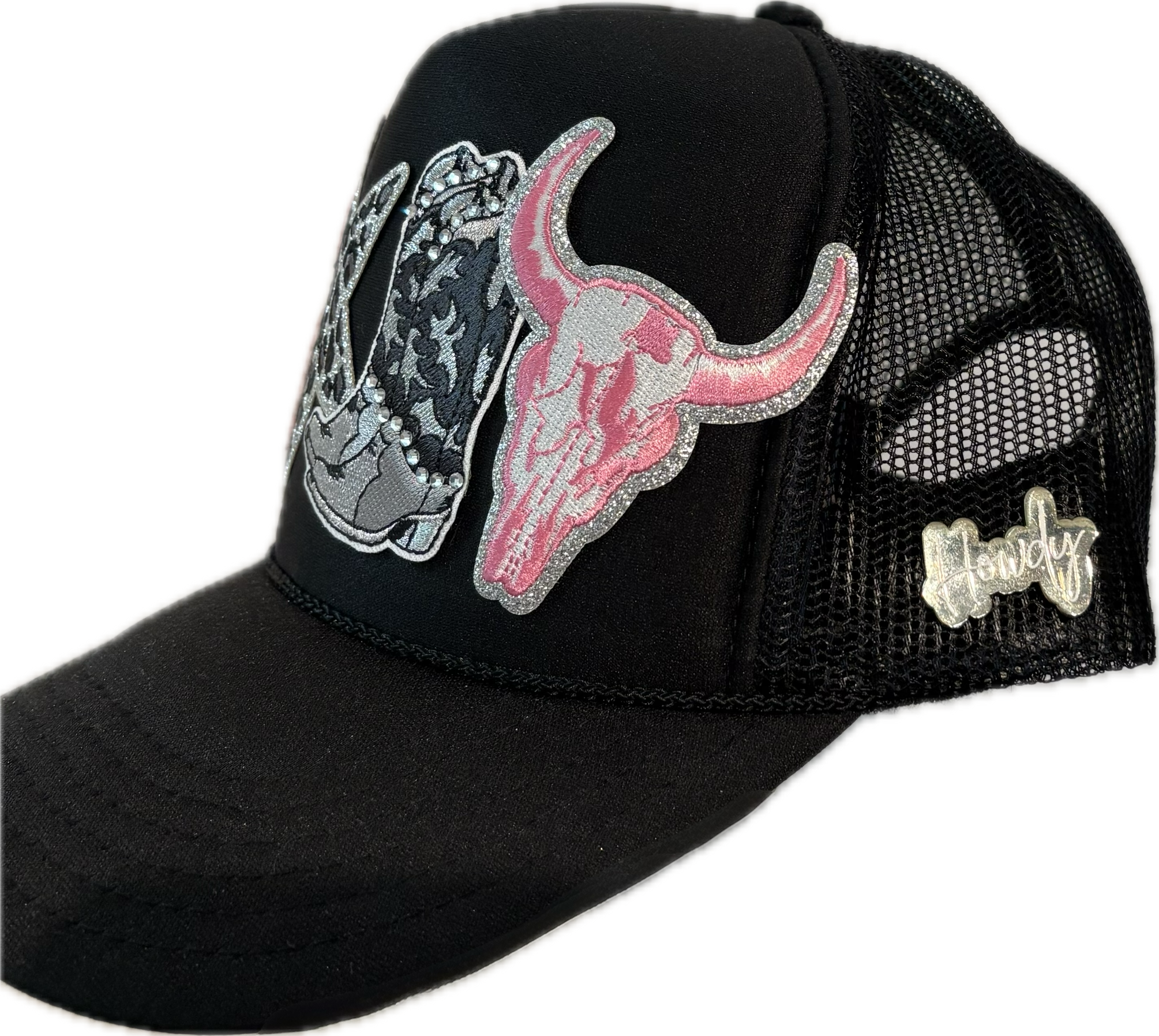 Black Trucker Hat Design