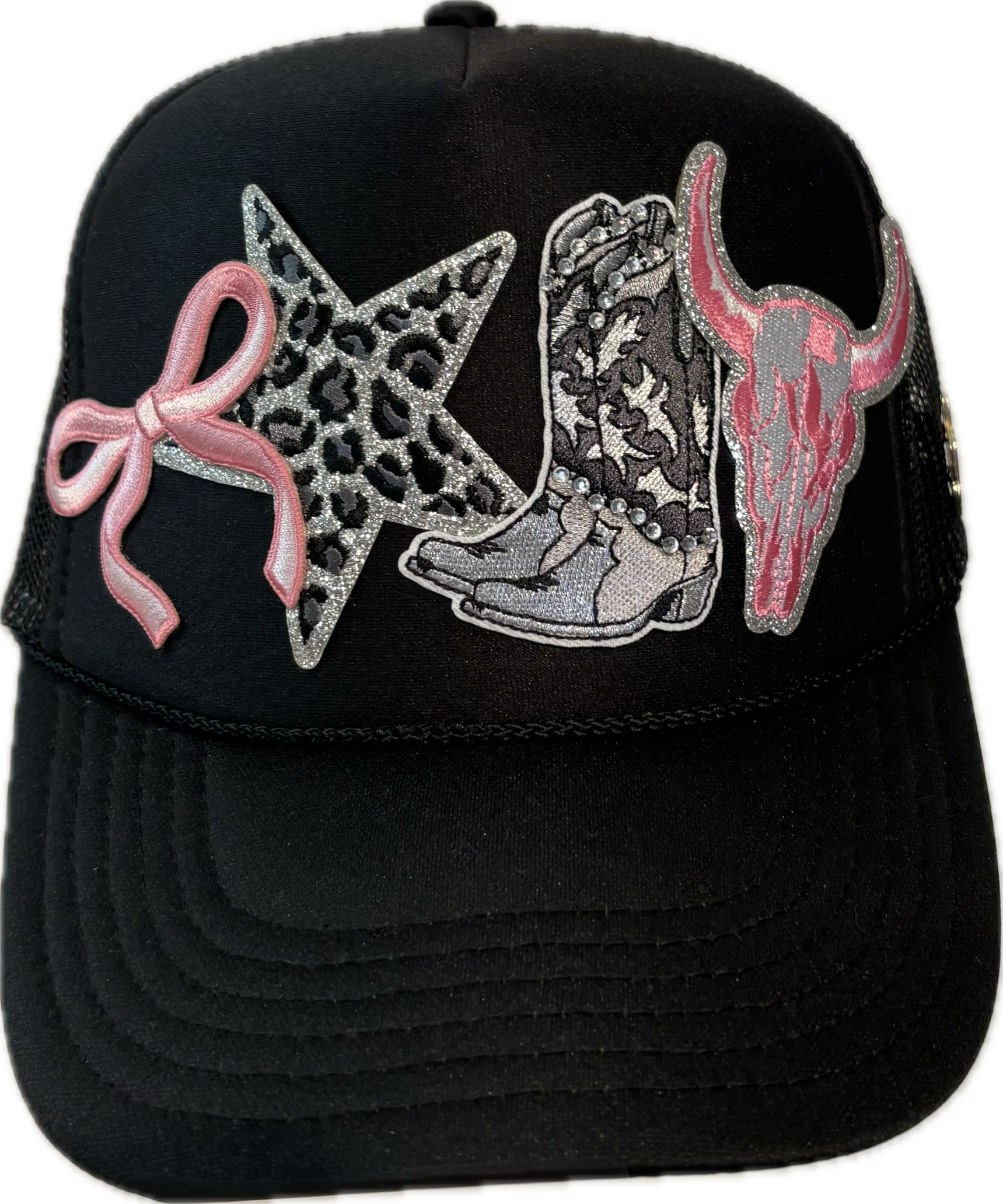 Black Trucker Hat Design