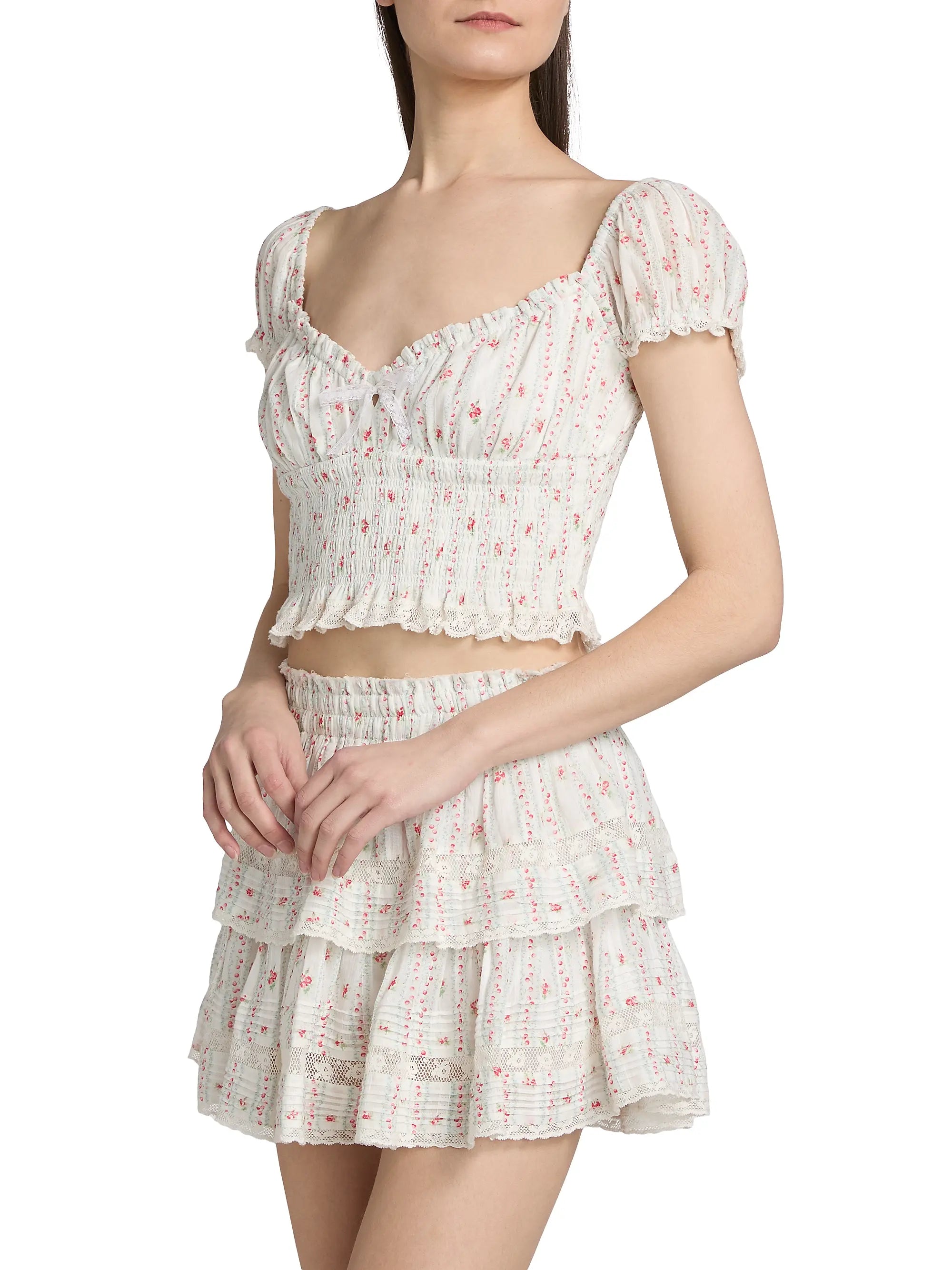 Ruffle Mini Skirt